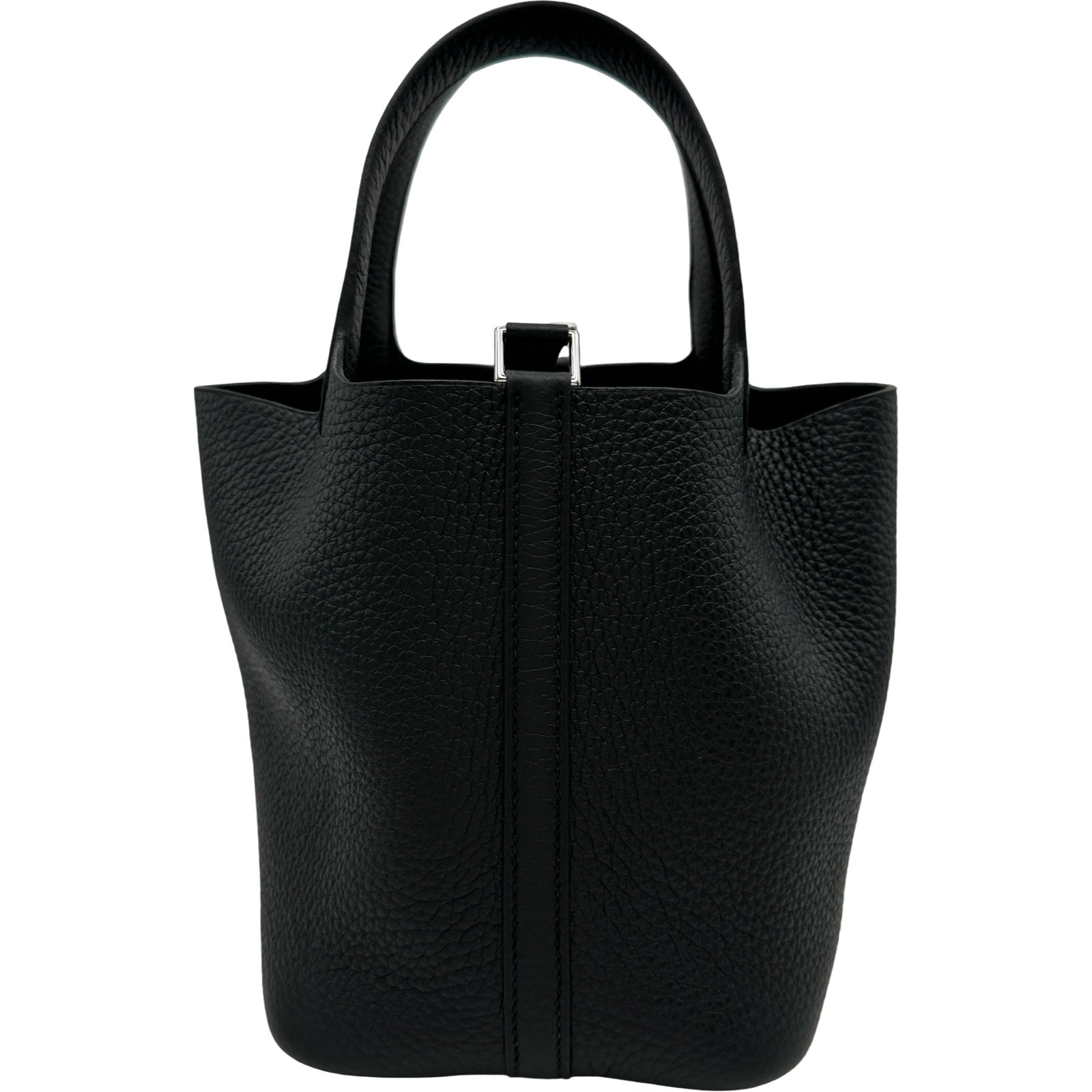 HERMES ピコタンロック ブラック ハンドバッグ エルメス HERMES ピコタンロックPM G刻印 ブラック シルバー金具