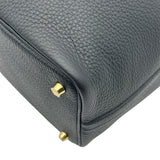 エルメス HERMES ピコタンロックPM K刻印 ブラック ゴールド金具 トリヨン レディース ハンドバッグ