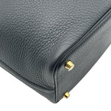 エルメス HERMES ピコタンロックPM K刻印 ブラック ゴールド金具 トリヨン レディース ハンドバッグ
