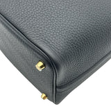 エルメス HERMES ピコタンロックPM K刻印 ブラック ゴールド金具 トリヨン レディース ハンドバッグ