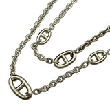 エルメス HERMES ファランドール120 ネックレス シルバー Ag925 ジュエリー
