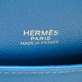 エルメス HERMES フラッシュセーラー D刻印 ブルーイドラ シルバー金具 エバーカラー レディース ショルダーバッグ