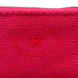 エルメス HERMES ボリードポーチ20 ピンク シルバー金具 トワルオフィシエ レディース ポーチ