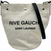 サンローラン SAINT LAURENT リヴゴーシュバケットショルダー 669299 アイボリー キャンバス レディース ショルダーバッグ
