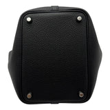 エルメス HERMES ピコタンロックPM K刻 ブラック シルバー金具 トリヨン レディース ハンドバッグ