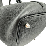 エルメス HERMES ピコタンロックPM K刻 ブラック シルバー金具 トリヨン レディース ハンドバッグ