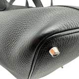 エルメス HERMES ピコタンロックPM K刻 ブラック シルバー金具 トリヨン レディース ハンドバッグ