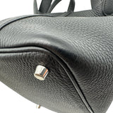 エルメス HERMES ピコタンロックPM K刻 ブラック シルバー金具 トリヨン レディース ハンドバッグ
