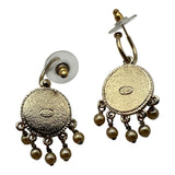 シャネル CHANEL スウィングピアス レッド/ゴールド パール/ストーン/メタル アクセサリー