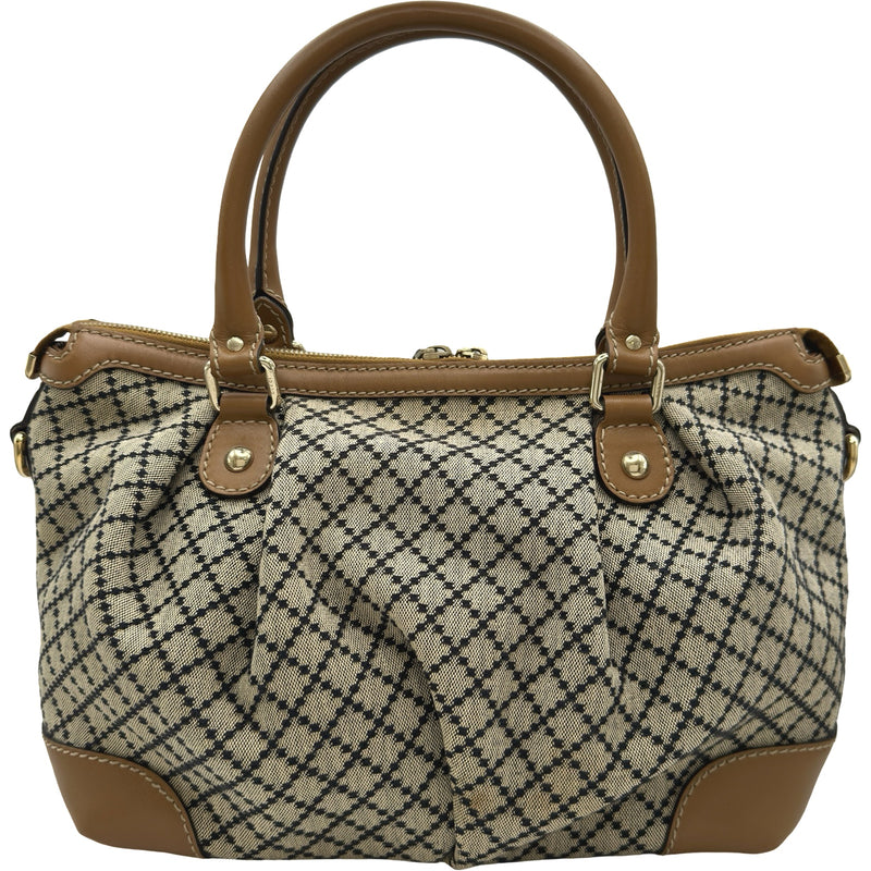GUCCI　正規品　ディアマンテ　スーキー　ハンドバッグキャンバス　傷あり グッチ GUCCI ディアマンテスーキートートバッグ 247902 ベージュ