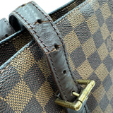 ルイ・ヴィトン LOUIS VUITTON チェルシー N51119 ブラウン ダミエ/レザー レディース トートバッグ