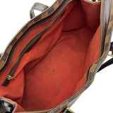 ルイ・ヴィトン LOUIS VUITTON チェルシー N51119 ブラウン ダミエ/レザー レディース トートバッグ