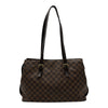 ルイ・ヴィトン LOUIS VUITTON チェルシー N51119 ブラウン ダミエ/レザー レディース トートバッグ