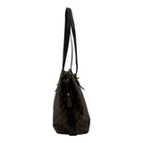 ルイ・ヴィトン LOUIS VUITTON チェルシー N51119 ブラウン ダミエ/レザー レディース トートバッグ