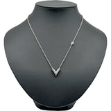 ルイ・ヴィトン LOUIS VUITTON ネックレス・エセンシャルV M63197 シルバー メタル アクセサリー レディース