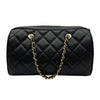 シャネル CHANEL マトラッセ ミニボストンバッグ AP4474 ブラック ゴールド金具 レディース ボストンバッグ