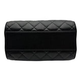 シャネル CHANEL マトラッセ ミニボストンバッグ AP4474 ブラック ゴールド金具 レディース ボストンバッグ