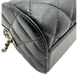 シャネル CHANEL マトラッセ ミニボストンバッグ AP4474 ブラック ゴールド金具 レディース ボストンバッグ