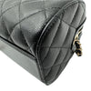 シャネル CHANEL マトラッセ ミニボストンバッグ AP4474 ブラック ゴールド金具 レディース ボストンバッグ