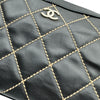 シャネル CHANEL ワイルドステッチ ハンドバッグ A20663 7番台 ブラック ゴールド金具 カーフ レディース
