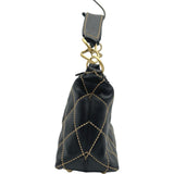 シャネル CHANEL ワイルドステッチ ハンドバッグ A20663 7番台 ブラック ゴールド金具 カーフ レディース