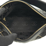 シャネル CHANEL ワイルドステッチ ハンドバッグ A20663 7番台 ブラック ゴールド金具 カーフ レディース