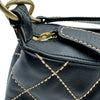 シャネル CHANEL ワイルドステッチ ハンドバッグ A20663 7番台 ブラック ゴールド金具 カーフ レディース