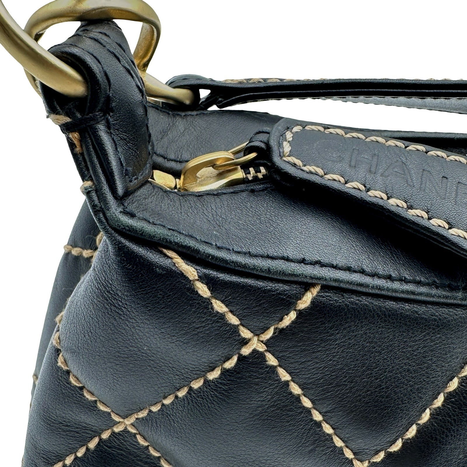 シャネル CHANEL ワイルドステッチ ハンドバッグ A20663 7番台