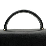 シャネル CHANEL トップハンドルバッグ A12397 5番台 ブラック ゴールド金具 キャビアスキン レディース ハンドバッグ