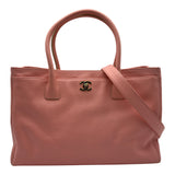 シャネル CHANEL エグゼクティブ トートバッグ A15206 9番台 ピンク ゴールド金具 キャビアスキン レディース トートバッグ