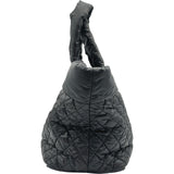 シャネル CHANEL コココクーン トートMM A48611 15番台 ブラック ナイロン レディース