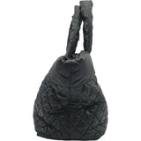 シャネル CHANEL コココクーン トートMM A48611 15番台 ブラック ナイロン レディース