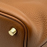 エルメス HERMES ピコタンロックPM K刻印 ゴールド ゴールド金具 トリヨンクレマンス レディース ハンドバッグ