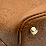 エルメス HERMES ピコタンロックPM K刻印 ゴールド ゴールド金具 トリヨンクレマンス レディース ハンドバッグ