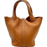 エルメス HERMES ピコタンロックPM K刻印 ゴールド ゴールド金具 トリヨンクレマンス レディース ハンドバッグ