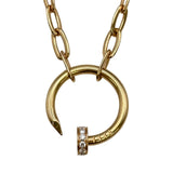 カルティエ Cartier ジュストアンクルダイヤネックレス ピンクゴールド Au750 ダイヤモンド ジュエリー