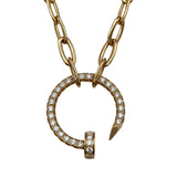 カルティエ Cartier ジュストアンクルダイヤネックレス ピンクゴールド Au750 ダイヤモンド ジュエリー
