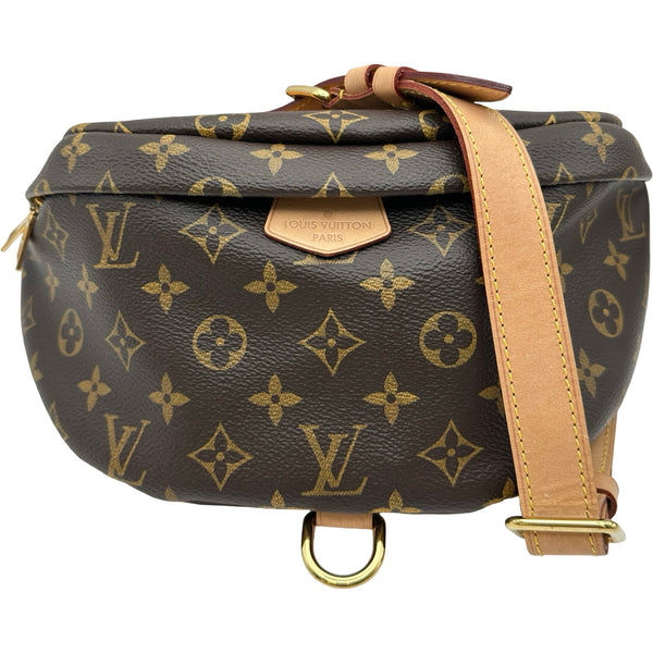 ルイ・ヴィトン LOUIS VUITTON バムバッグ M43644 ブラウン モノグラム