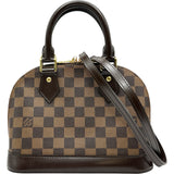 ルイ・ヴィトン LOUIS VUITTON アルマBB N41221 ブラウン ダミエ・エベヌ レディース ショルダーバッグ