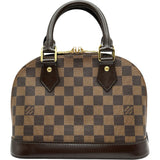 ルイ・ヴィトン LOUIS VUITTON アルマBB N41221 ブラウン ダミエ・エベヌ レディース ショルダーバッグ