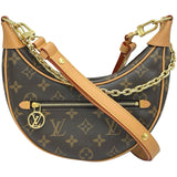 ルイ・ヴィトン LOUIS VUITTON ループ M81098 ブラウン モノグラムキャンバス レディース ショルダーバッグ