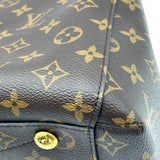 ルイ・ヴィトン LOUIS VUITTON モンテーニュ MM M41056 ブラウン モノグラムキャンバス レディース ショルダーバッグ