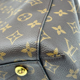ルイ・ヴィトン LOUIS VUITTON モンテーニュ MM M41056 ブラウン モノグラムキャンバス レディース ショルダーバッグ