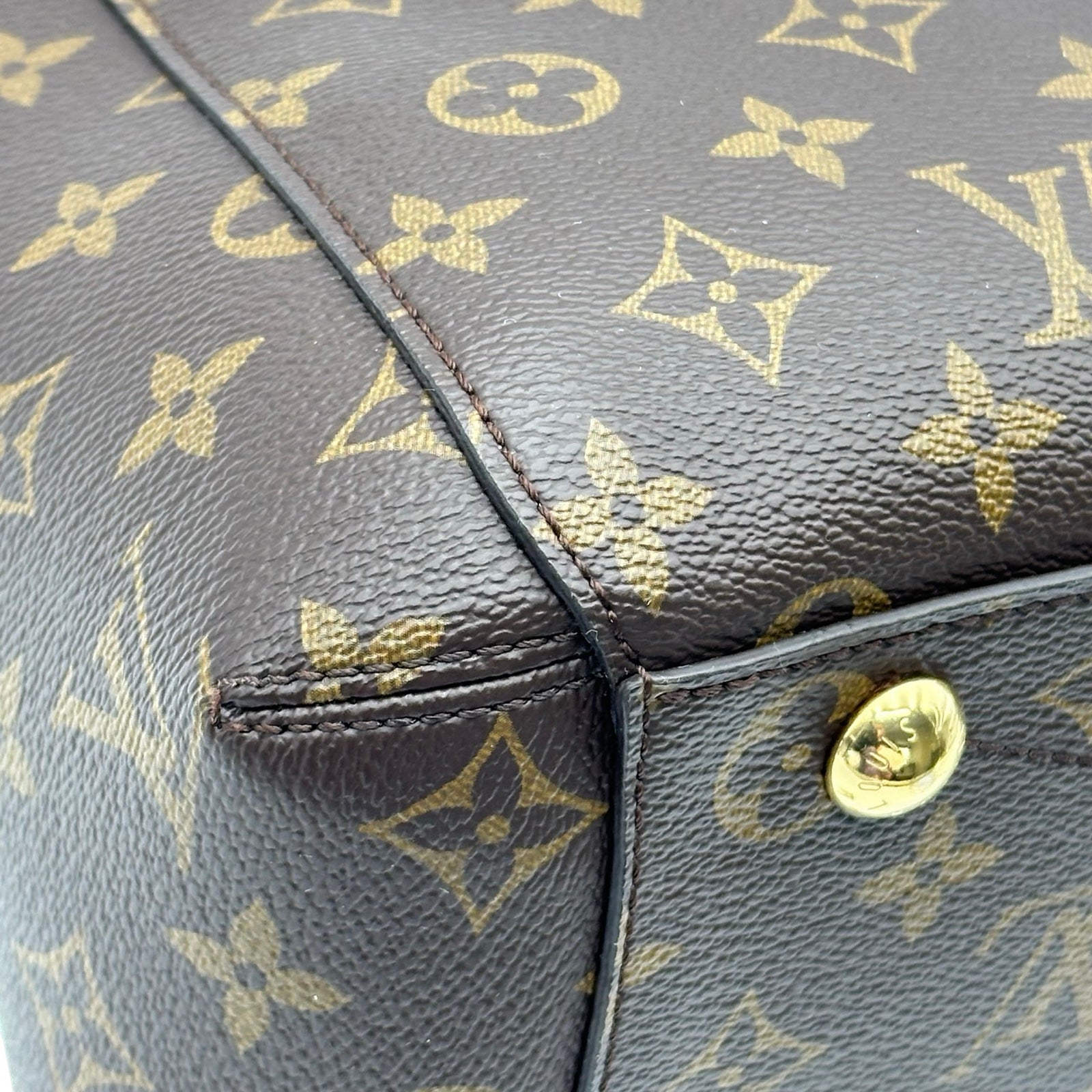 ルイ・ヴィトン LOUIS VUITTON モンテーニュ MM M41056 ブラウン