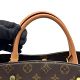 ルイ・ヴィトン LOUIS VUITTON モンテーニュ MM M41056 ブラウン モノグラムキャンバス レディース ショルダーバッグ