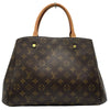 ルイ・ヴィトン LOUIS VUITTON モンテーニュ MM M41056 ブラウン モノグラムキャンバス レディース ショルダーバッグ