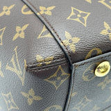 ルイ・ヴィトン LOUIS VUITTON モンテーニュ MM M41056 ブラウン モノグラムキャンバス レディース ショルダーバッグ