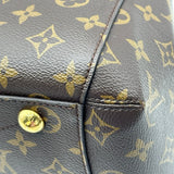 ルイ・ヴィトン LOUIS VUITTON モンテーニュ MM M41056 ブラウン モノグラムキャンバス レディース ショルダーバッグ