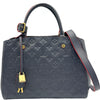 ルイ・ヴィトン LOUIS VUITTON モンテーニュMM M42746 ノワール モノグラム・アンプラント レディース ハンドバッグ