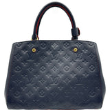 ルイ・ヴィトン LOUIS VUITTON モンテーニュMM M42746 ノワール モノグラム・アンプラント レディース ハンドバッグ